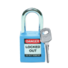 BRADY Steel and Nylon Padlock 38MM Blue