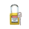 Cadeado Amarelo com Arco em Aço 38MM BRADY