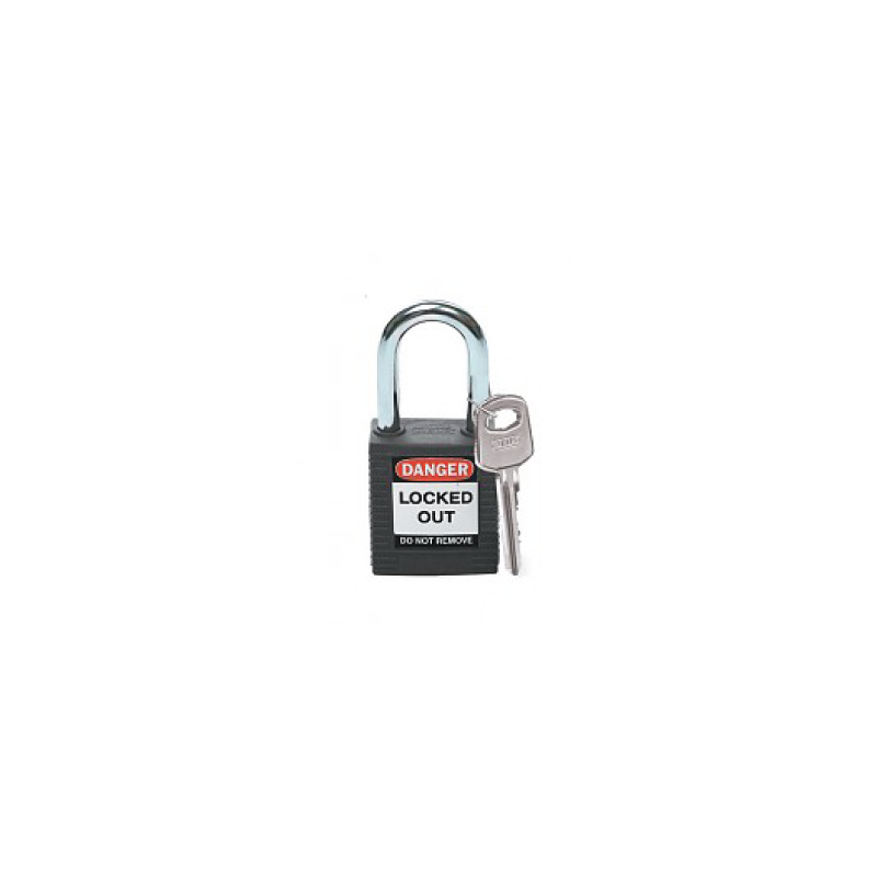 Cadeado Preto com Arco em Aço 38MM BRADY