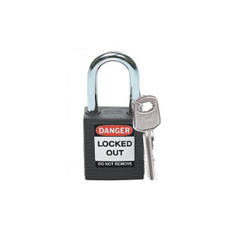 Cadeado Preto com Arco em Aço 38MM BRADY