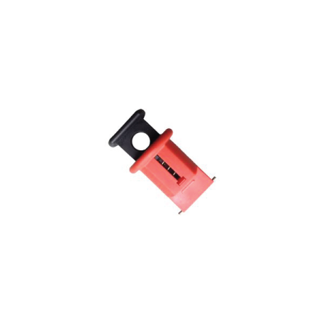BRADY Mini Circuit Breaker Lockout, Pin-In Standard, Pack of 6