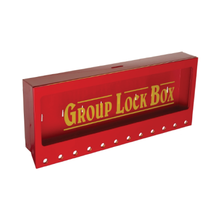 BRADY Steel Group Lock Boxes with 12-Key Capacity