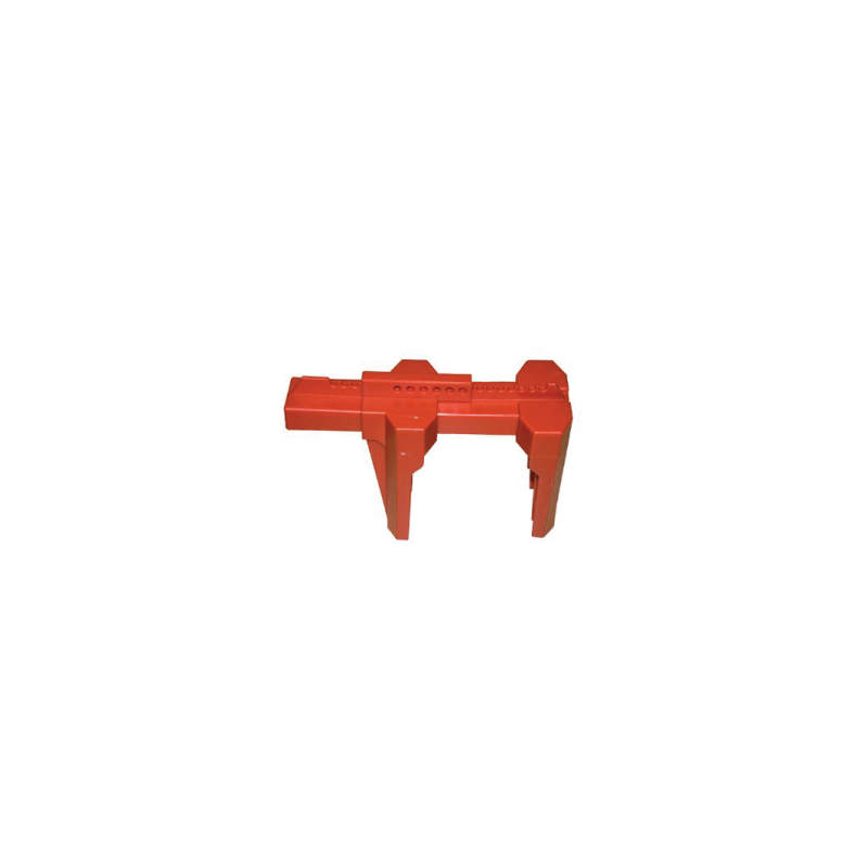 BRADY Large Red 50-200 Ball Valve Locking System