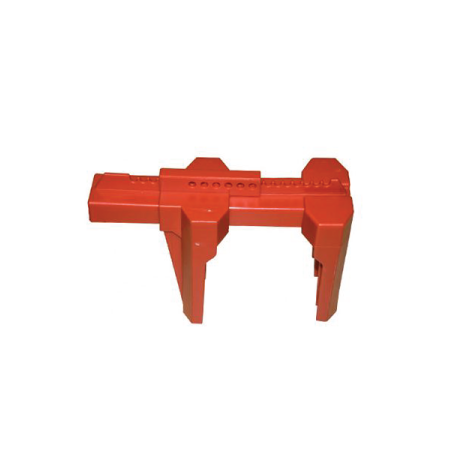 BRADY Large Red 50-200 Ball Valve Locking System