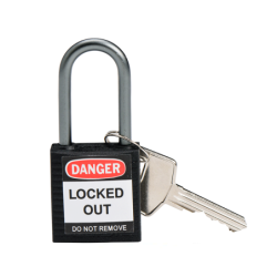 BRADY Compact Lock with Arc Metalic 38MM Black