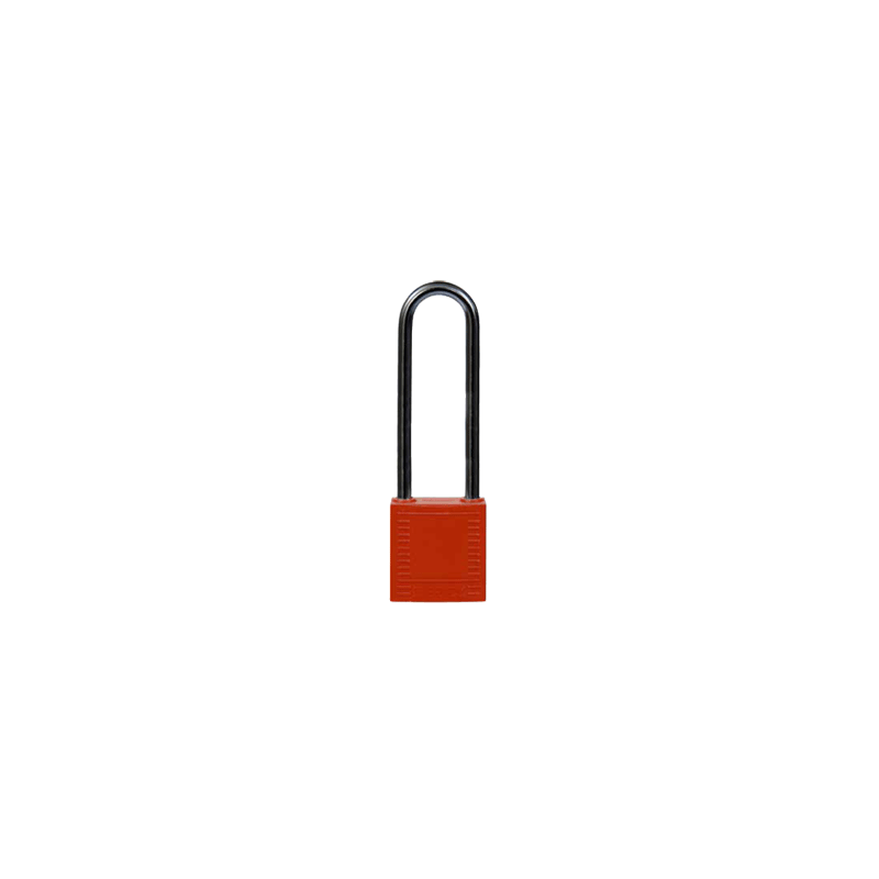 BRADY Compact Lock with Aluminium Ring 75mm Red BRADY Compact Lock with Aluminium Ring 75mm Red