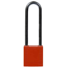 Cadeado Compacto com Aro em Alumínio 75mm Vermelho BRADY