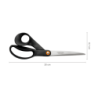 Tijeras Universales Functional Form Black 24cm FISKARS