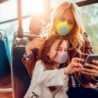 Máscara de Proteção Ecológica Criança Rosa - Eco-Mask