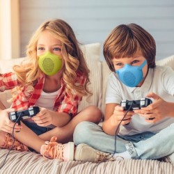 Máscara de Proteção Ecológica Criança Rosa - Eco-Mask