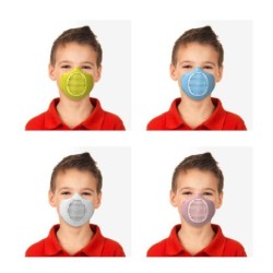 Máscara de Proteção Ecológica Criança Rosa - Eco-Mask