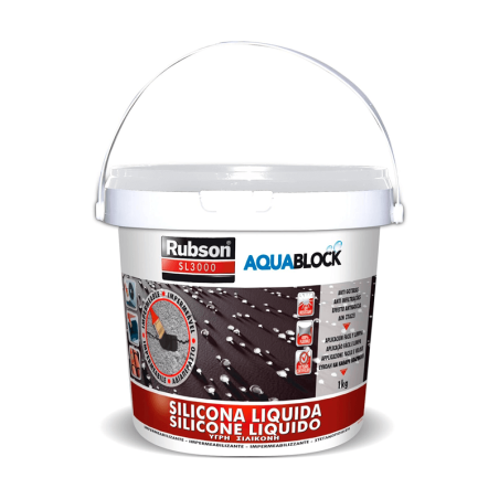 Silicona Líquida SL3000 Blanco 5kg Rubson