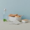 Caixa para Pão e Tábua - Box It Cinza Claro