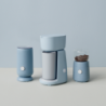 Electric Milk Frother Dusty Blue - Foodie