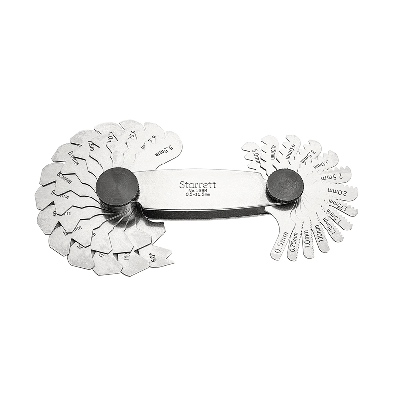 Galga De Rosca 159M 28 Folhas Aço STARRETT Galga De Rosca 159M 28 Folhas Aço STARRETT
