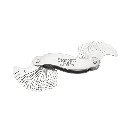 Galga De Rosca 476 30 Folhas Padrão Whitworth 55º STARRETT