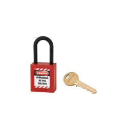 CANDADO BLOQUEO ARCO NYLON KA-ROJO