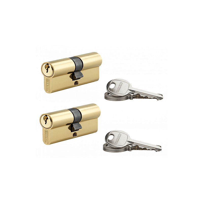 2 Cañones de Latón 30x30mm 6 Llaves THIRARD 2 Cañones de Latón 30x30mm 6 Llaves THIRARD
