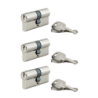 3CILINDRO PERFIL EUROPEU STD NIQ.30X30MM