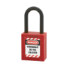 Cadeado 38mm com Arco Nylon 38mm Vermelho THIRARD