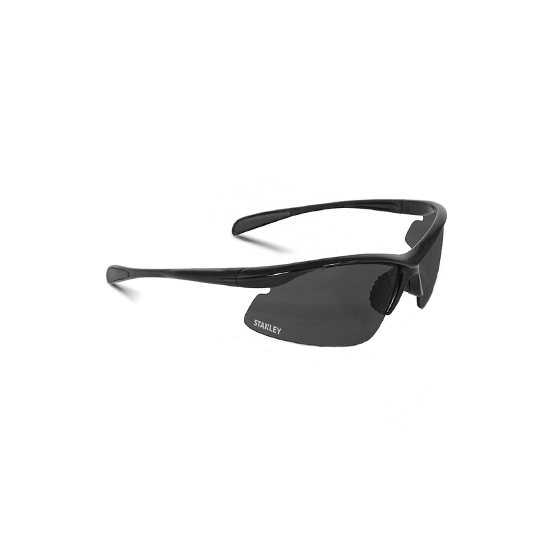 Óculos de Proteção de Lentes Fumê Base Curvada STANLEY SAFETY Óculos de Proteção de Lentes Fumê Base Curvada STANLEY SAFETY