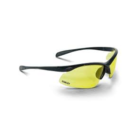 Óculos de Proteção de Lentes Amarelas Base Curvada STANLEY SAFETY