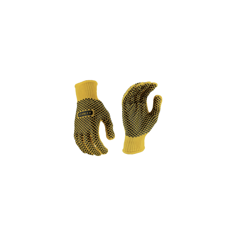 STANLEY SAFETY Dotted Gloves with Rubber L