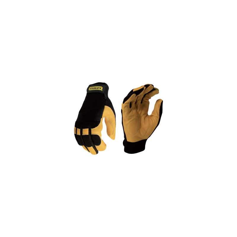STANLEY SAFETY Hybrid Leather Gloves L