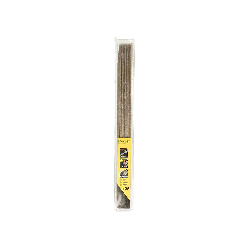STANLEY WELDING 1,6 mm x 250 mm HB R Rutile Electrodes Pack of 50 STANLEY WELDING 1,6 mm x 250 mm HB R Rutile Electrodes Pack of 50