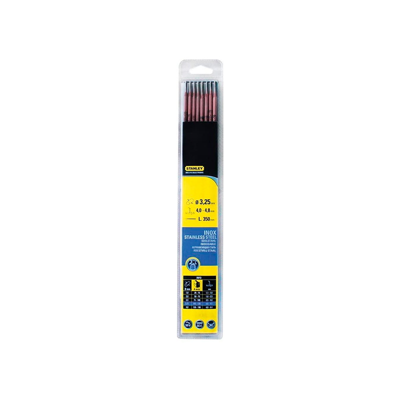 Elétrodos de Aço Inoxidável E308 ADV S 3,25 mm x 350 mm 57 Unidades STANLEY WELDING