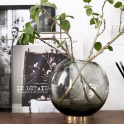 Vase With Stand Ø21Cm - Globe