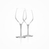 Set of 6 Wine Glasses - Vertical Medium