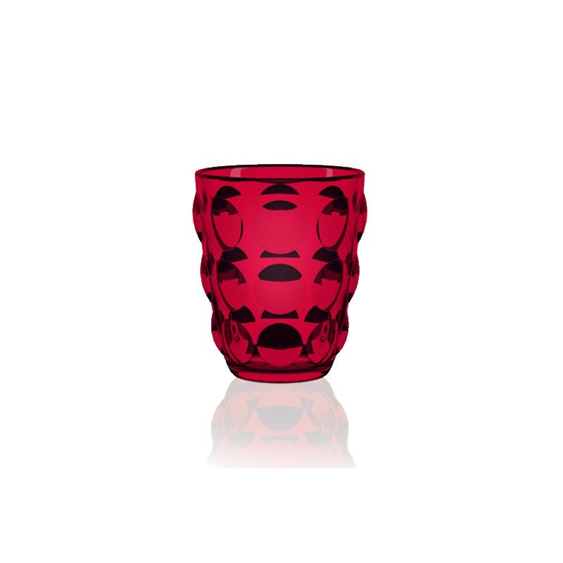 Conj. de 6 Copos Tumbler Vermelho - Bolle Conj. de 6 Copos Tumbler Vermelho - Bolle