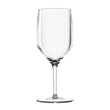 Set of 6 Wine Glasses Transparent - Vertical Beach