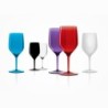 Set of 6 Wine Glasses Transparent - Vertical Beach