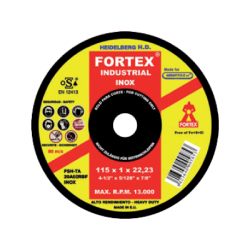 FORTEX HD Extra Fine Stainless Steel Cutting Disc 115 x 1,2 x 22 mm