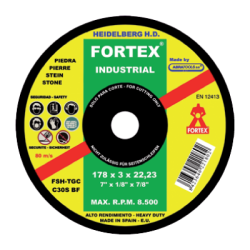 FORTEX Stone Cutting Disc 178 x 3 x 22 mm