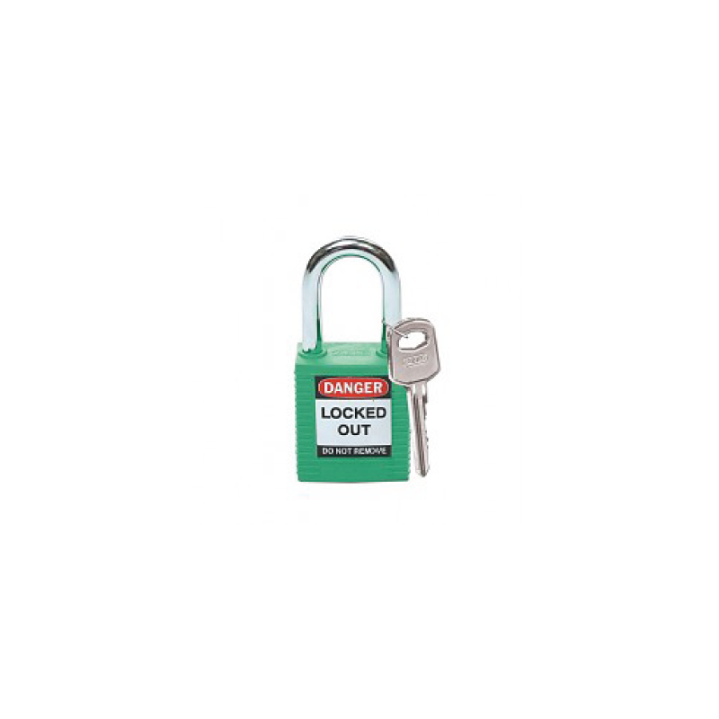 Cadeado Verde Arco em Aço 38MM BRADY Cadeado Verde Arco em Aço 38MM BRADY