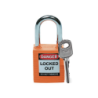 Cadeado em Aço e Nylon 38MM Laranja BRADY