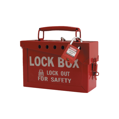 13 LOCK LOCK BOX-RED