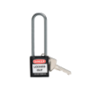 BRADY Compact Padlock Aluminium Black 75mm