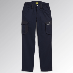 DIADORA L Multi-Pocket Staff Cargo Navy Blue Trousers
