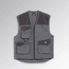 XL Diadora Grey Mover Multi-Pocket Vest