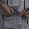 XL Diadora Grey Mover Multi-Pocket Vest