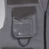 XL Diadora Grey Mover Multi-Pocket Vest