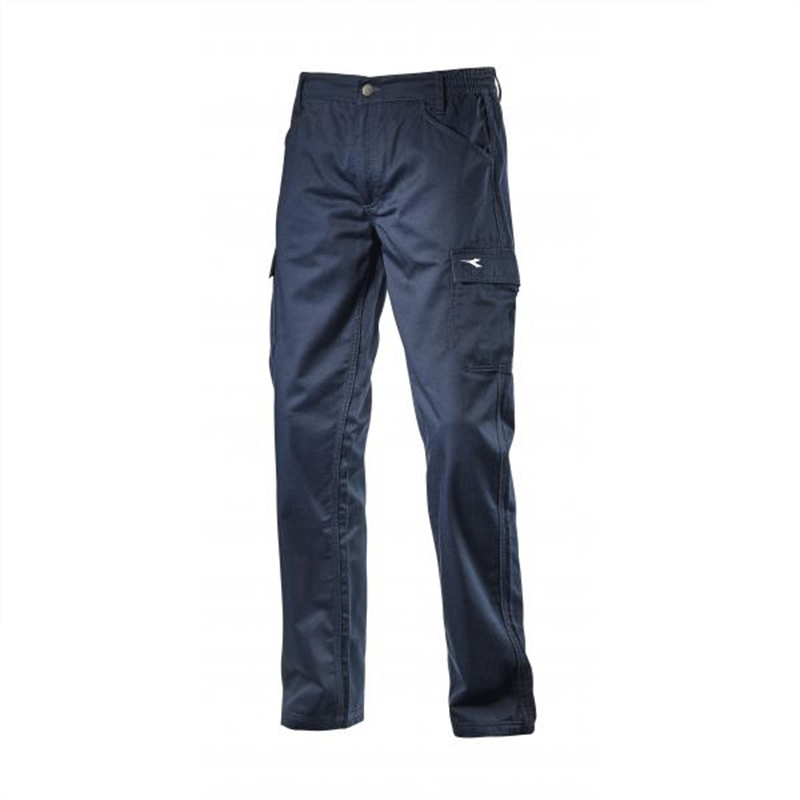 L DIADORA Multi-Pocket Level Cargo Trousers Navy Blue