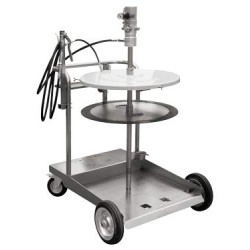 GARTEC Grease Distribution Kit 50:1 - Ø 610 mm with Heavy Car and 4 m Tube for 20 to 30 kg Tanks