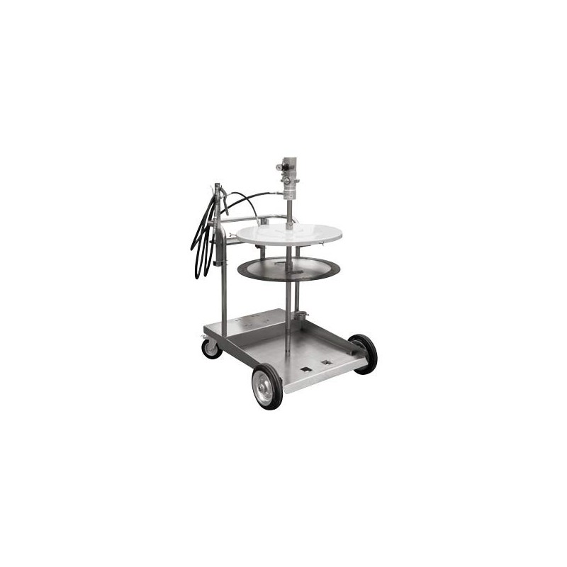Kit de Distribuição de Massa 50:1 - Ø 610 mm com Carro Pesado e Tubo 4 m para Bidões 20 a 30 kg GARTEC