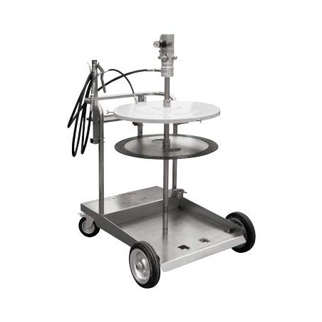 GARTEC Grease Distribution Kit 50:1 - Ø 610 mm with Heavy Car and 4 m Tube for 20 to 30 kg Tanks