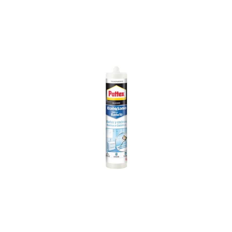 Cocina y Baño Saludable Silicona Transparente PATTEX